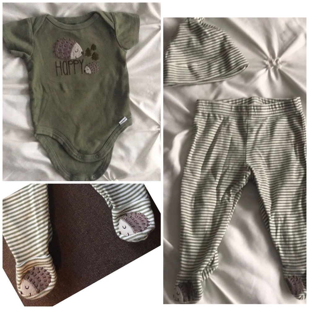 Gerber Organics baby boy set